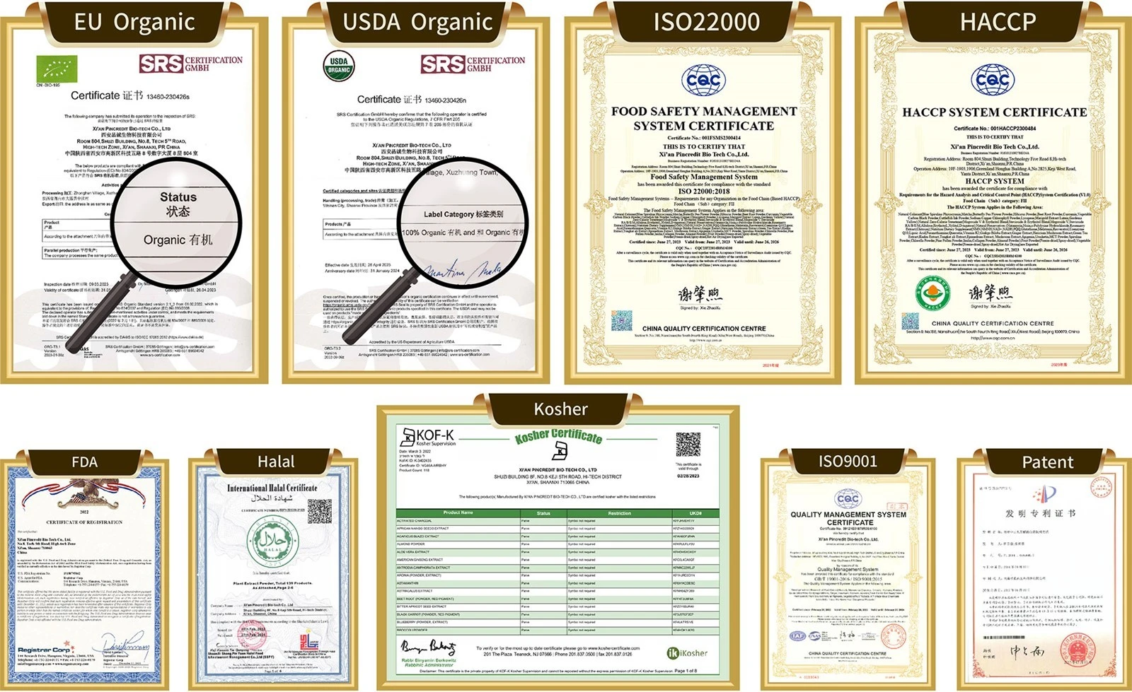 Certificates Certificates